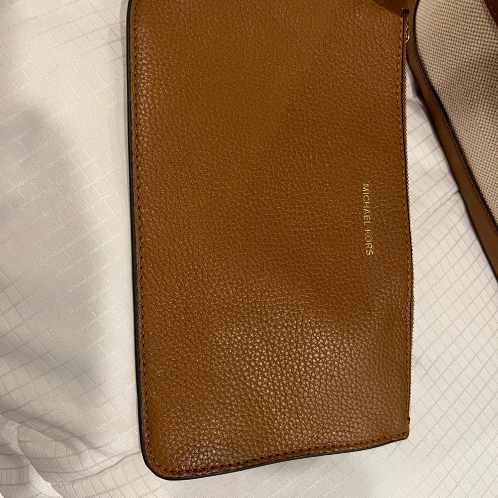 Michael kors stripe canvas